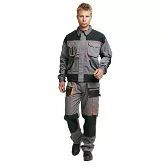 FF CARL BE-01-002 kurtka biała / szara 50