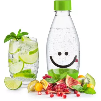 Butelka 0,5l Smiley zielona SODA
