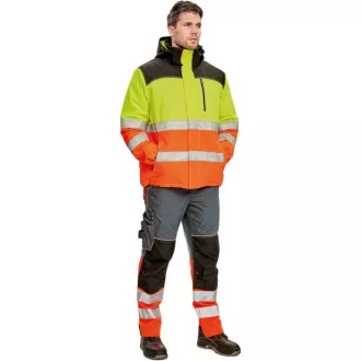 KNOXFIELD HV WINTER parka czerwona XXL