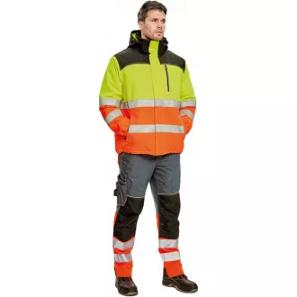 KNOXFIELD HV WINTER parka pomarańczowa 4XL