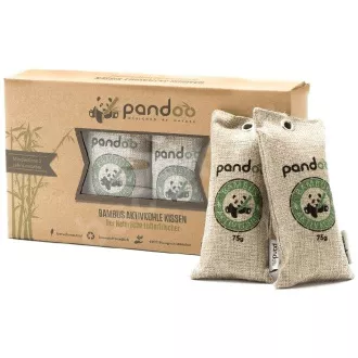 Pandoo Naturalny bambusowy oczyszczacz powietrza z węglem aktywnym 4x 75 g