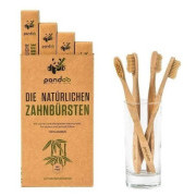 Pandoo Bamboo Brush Medium Soft Zestaw 4 szt.