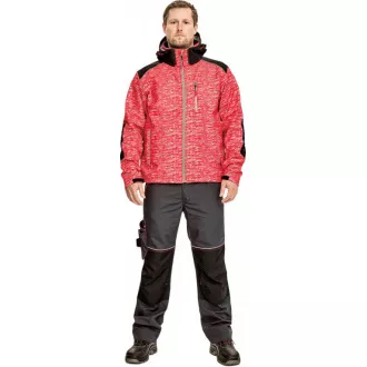 Softshell KNOXFIELD z nadrukiem czerwony XS