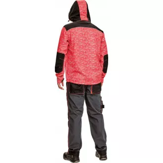 Softshell KNOXFIELD z nadrukiem czerwony M
