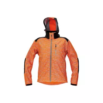 Softshell KNOXFIELD z nadrukiem żółty L