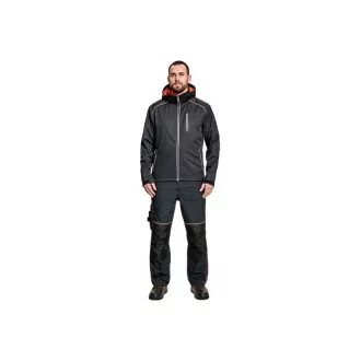 Kurtka softshell KNOXFIELD antr/pomarańczowa XS