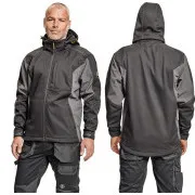 Kurtka softshell DAYBORO ciemnobrązowa 4XL