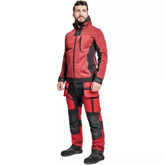 Kurtka HUYER SOFTSHELL oliwkowa S