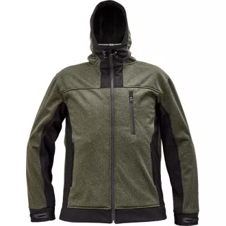 Kurtka HUYER SOFTSHELL błękit królewski XXL