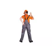 Spodnie DESMAN lak szaro/pomarańczowe 64