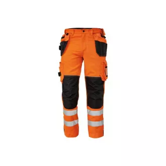 Spodnie KNOXFIELD HV FL310 żółto/pomarańczowe 48
