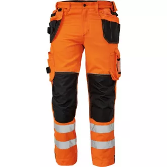 Spodnie KNOXFIELD HV FL310 żółto/pomarańczowe 48