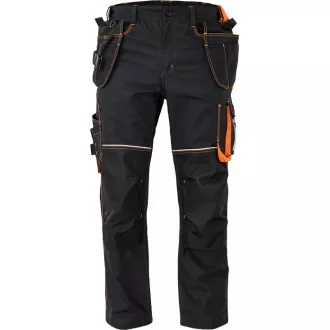 Spodnie KNOXFIELD 320 antracyt / żółty 48