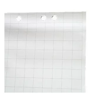 Blok do flipchartów, 25 arkuszy, w kratkę Blok do flipchartów, 25 arkuszy, w kratkę