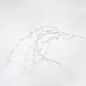 Eurolamp Dekoracja świąteczna biała gałązka, 120 cm, 1 szt.