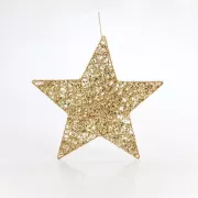 Eurolamp Gwiazda wisząca, złota, 45 cm