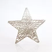 Eurolamp Gwiazda wisząca, złota, 25 cm