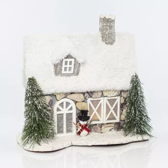 Eurolamp Dekoracja świąteczna podświetlany domek ze śniegu, 26 x 14,5 x 25,5 cm, 1 szt. Eurolamp Dekoracja świąteczna podświetlany domek ze śniegu, 26 x 14,5 x 25,5 cm, 1 szt.