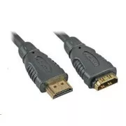 Przedłużacz PREMIUMCORD HDMI do HDMI 10 m, pozłacane złącza