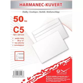 Koperta C5 samoprzylepna 50 szt w folii Koperta C5 samoprzylepna 50 szt w folii