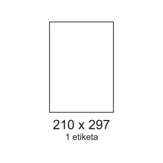 Etykiety 210x297mm 1 etykieta na arkusz 100 arkuszy Smartline