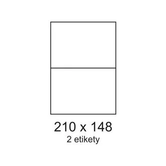 Etykiety 210x148mm 2 etykiety na arkusz 100 arkuszy Smartline