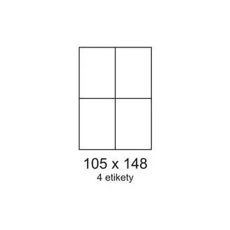 Etykiety 105x148,5mm 4 etykiety na arkusz 100 arkuszy Smartline Etykiety 105x148,5mm 4 etykiety na arkusz 100 arkuszy Smartline