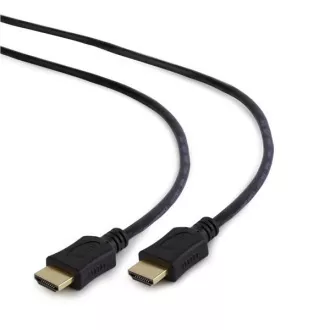 Kabel GEMBIRD HDMI-HDMI 3m, 1.4, ekranowany M/M, pozłacane styki, CCS, ethernet, czarny Kabel GEMBIRD HDMI-HDMI 3m, 1.4, ekranowany M/M, pozłacane styki, CCS, ethernet, czarny
