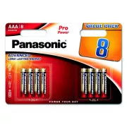 Baterie alkaliczne PANASONIC - Pro Power AAA 4 4F 1, 5V opakowanie - 8szt.