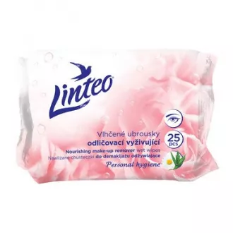 Mokre chusteczki do makijażu Linteo SATYNOWE 25szt