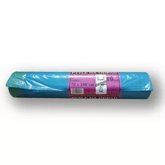 Worki na śmieci LD 70x100cm zwijane niebieskie 40mic 120L 10szt w rolce