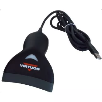 Czytnik CCD Virtuos HT-10, USB (klawiatura / emulacja RS232), czarny
