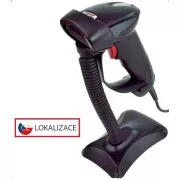 Czytnik laserowy Virtuos HT-900A, USB (emulacja klawiatury / RS232), czarny