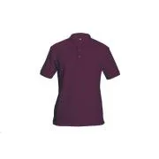 DHANU koszulka polo bordowa S