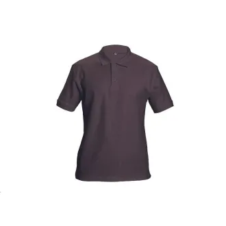 Koszulka polo DHANU ciemnobrązowa XL