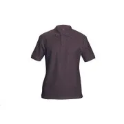 Koszulka polo DHANU ciemnobrązowa XXL