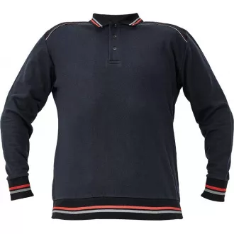 Bluza polo KNOXFIELD antracyt / żółta XS Bluza polo KNOXFIELD antracyt / żółta XS