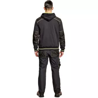 KNOXFIELD bluza z kapturem kangurka antr / robak XL