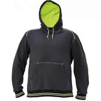 KNOXFIELD bluza z kapturem kangurka antr / robak XL