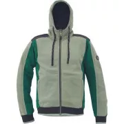Bluza z kapturem DAYBORO mech.zielona XXL