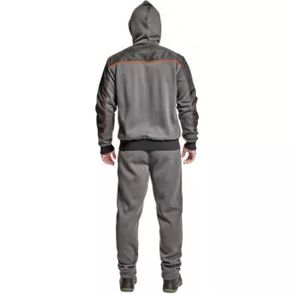Bluza z kapturem CREMORNE szara XL