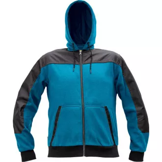 Bluza z kapturem CREMORNE szara XL