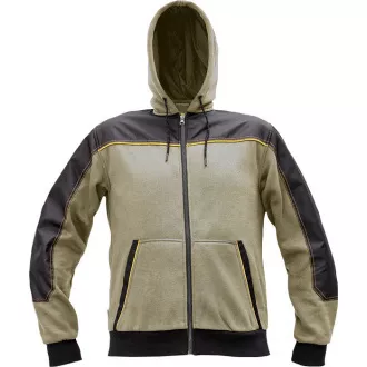 Bluza z kapturem CREMORNE szara XL