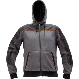 Bluza z kapturem CREMORNE szara XL