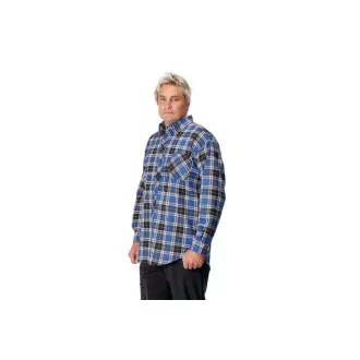 Koszula flanelowa SATURN niebieska 2XL