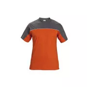 DESMAN t - shirt szary / pomarańczowy S