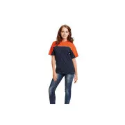 Koszulka EMERTON czarno/pomarańczowa XL