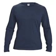 CAMBON T-shirt z długim rękawem granatowy M