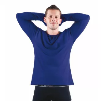 CAMBON T-shirt z długim rękawem niebieski królewski L
