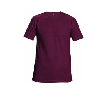 T-shirt TEESTA bordowy L